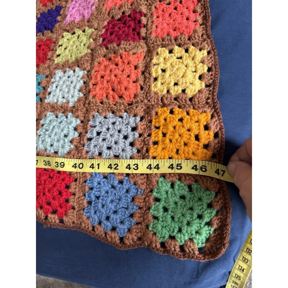 Vintage? Crotchet Throw Blanket Afghan
